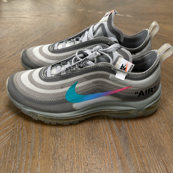 Nike Airmax 97 Off-white men’s Sz 8 Women’s Sz 9.5 - Picture 3 of 4